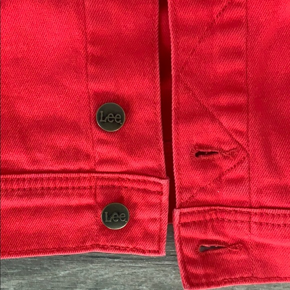 Lee vintage modern rider jacket in red - Picture 7 of 16